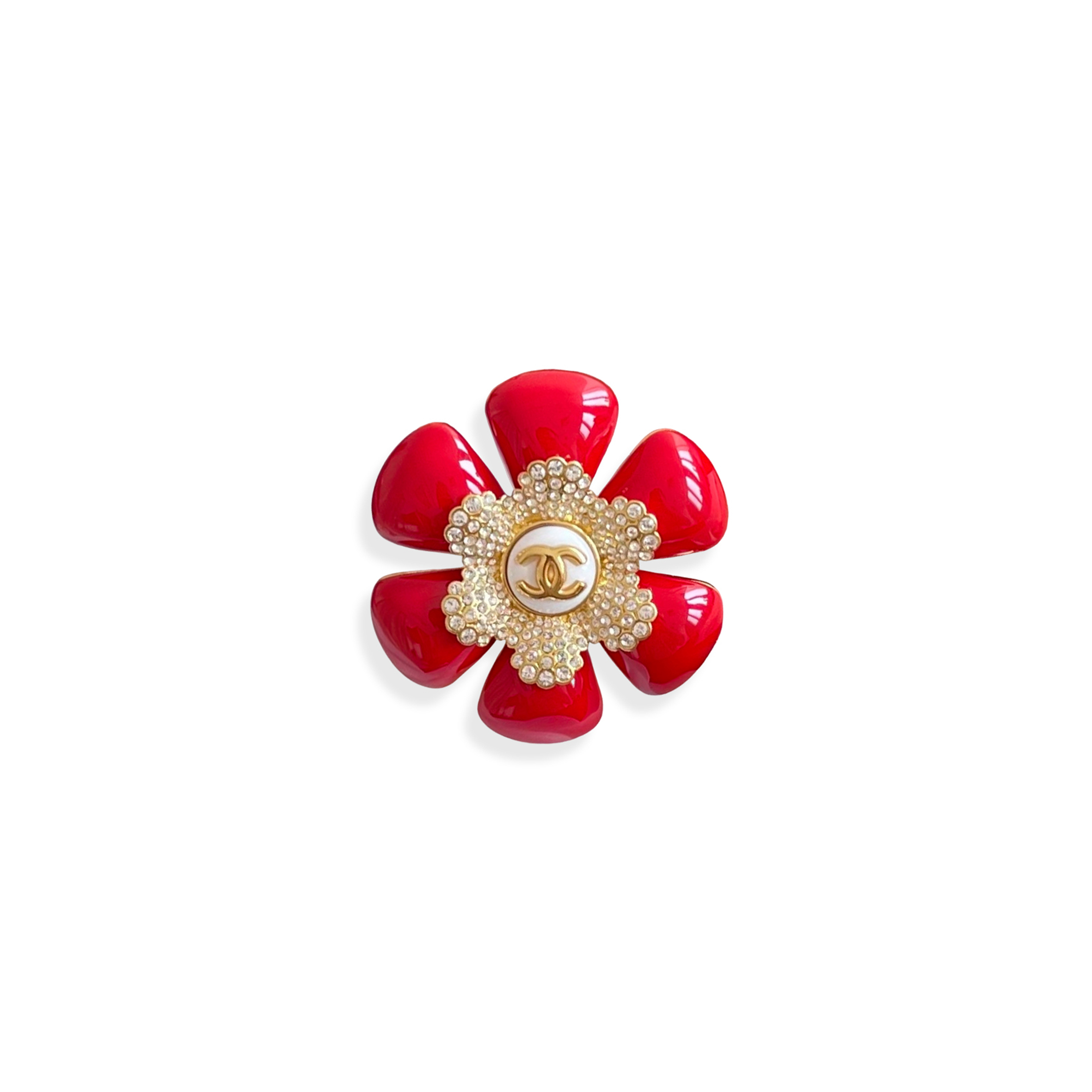 CHANEL BROOCH OVERFLOWING WITH JEWELS ABH052